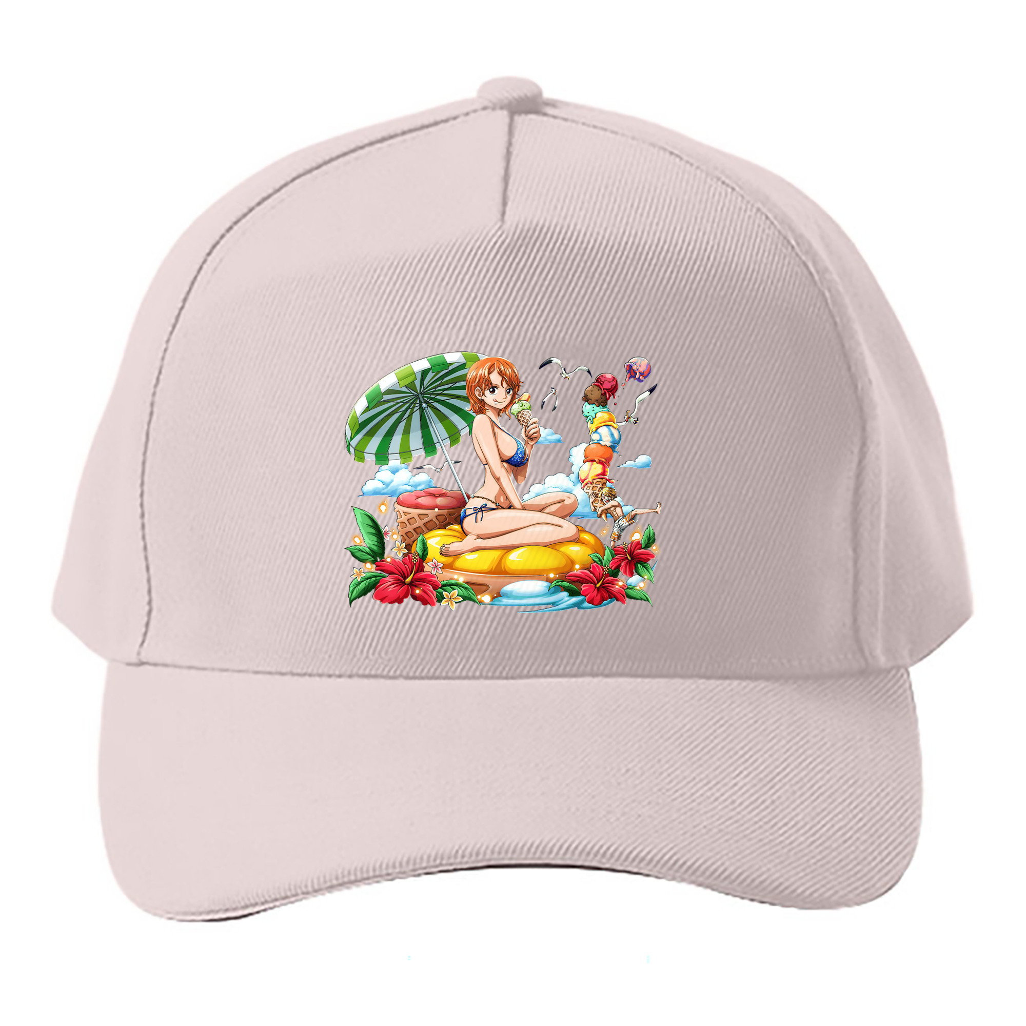 （画像用） ワンピース ナミ ONE PIECE Nami ベースボールキャップ 綿100％ 男女兼用 帽子 スポーツ